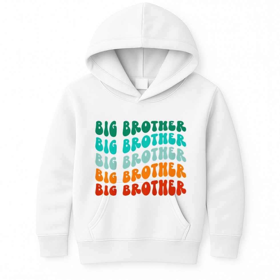 funny Big Brother Big Bro Sibling Announcement Kids Hoodie