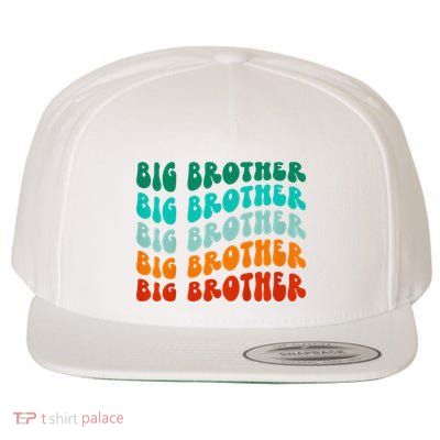 funny Big Brother Big Bro Sibling Announcement Wool Snapback Cap