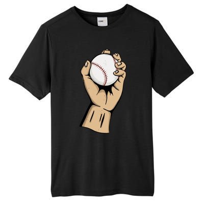 Funny Baseball Ball Team Player Cool Gift Pitch Homerun Baseballer Gift Tall Fusion ChromaSoft Performance T-Shirt