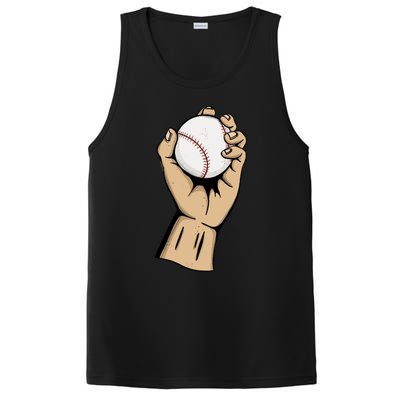 Funny Baseball Ball Team Player Cool Gift Pitch Homerun Baseballer Gift PosiCharge Competitor Tank