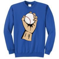 Funny Baseball Ball Team Player Cool Gift Pitch Homerun Baseballer Gift Sweatshirt