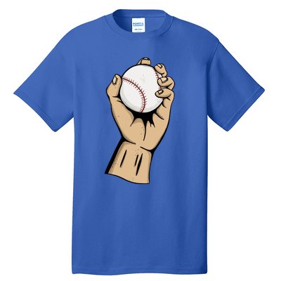 Funny Baseball Ball Team Player Cool Gift Pitch Homerun Baseballer Gift Tall T-Shirt