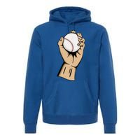 Funny Baseball Ball Team Player Cool Gift Pitch Homerun Baseballer Gift Premium Hoodie