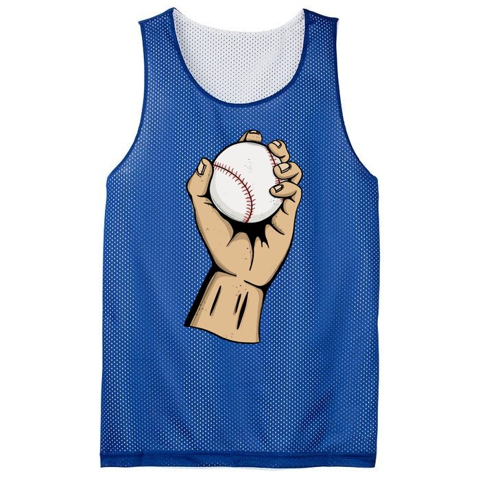 Funny Baseball Ball Team Player Cool Gift Pitch Homerun Baseballer Gift Mesh Reversible Basketball Jersey Tank