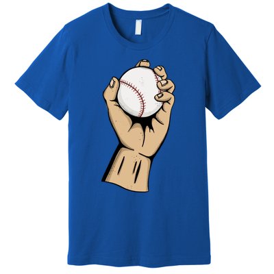 Funny Baseball Ball Team Player Cool Gift Pitch Homerun Baseballer Gift Premium T-Shirt