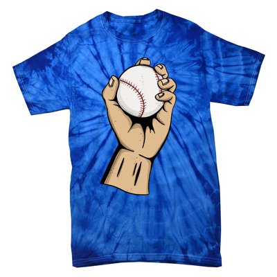 Funny Baseball Ball Team Player Cool Gift Pitch Homerun Baseballer Gift Tie-Dye T-Shirt