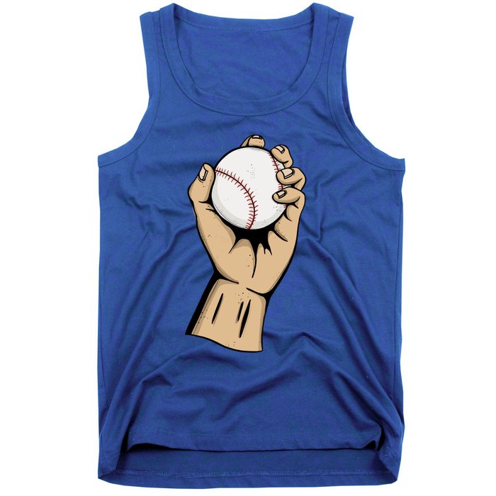 Funny Baseball Ball Team Player Cool Gift Pitch Homerun Baseballer Gift Tank Top