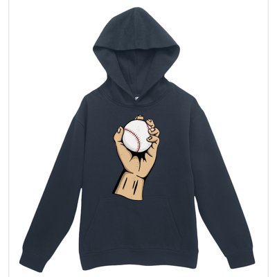 Funny Baseball Ball Team Player Cool Gift Pitch Homerun Baseballer Gift Urban Pullover Hoodie