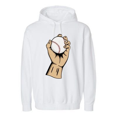 Funny Baseball Ball Team Player Cool Gift Pitch Homerun Baseballer Gift Garment-Dyed Fleece Hoodie