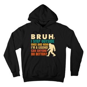 Funny Bigfoot Bruh Sasquatch Hoodie