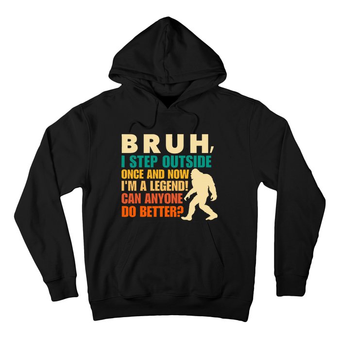 Funny Bigfoot Bruh Sasquatch Hoodie