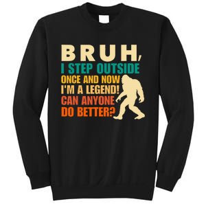 Funny Bigfoot Bruh Sasquatch Sweatshirt