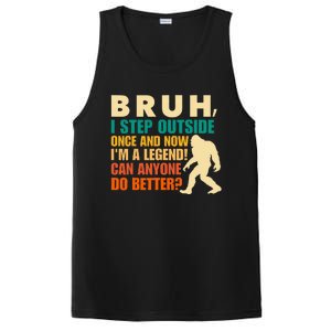 Funny Bigfoot Bruh Sasquatch PosiCharge Competitor Tank