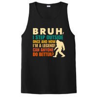 Funny Bigfoot Bruh Sasquatch PosiCharge Competitor Tank