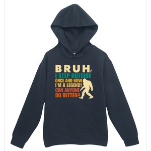 Funny Bigfoot Bruh Sasquatch Urban Pullover Hoodie