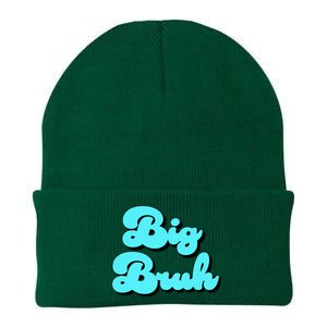 Funny Big Brother Older Sister Blue Graphic Letter Print Knit Cap Winter Beanie