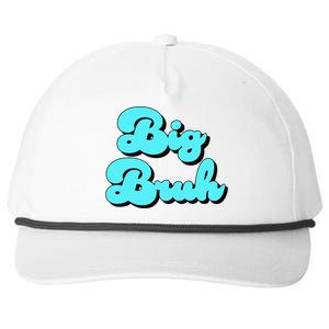 Funny Big Brother Older Sister Blue Graphic Letter Print Snapback Five-Panel Rope Hat