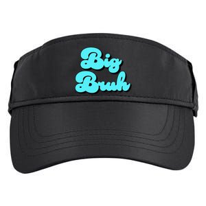 Funny Big Brother Older Sister Blue Graphic Letter Print Adult Drive Performance Visor