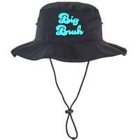 Funny Big Brother Older Sister Blue Graphic Letter Print Legacy Cool Fit Booney Bucket Hat