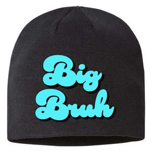 Funny Big Brother Older Sister Blue Graphic Letter Print Sustainable Beanie