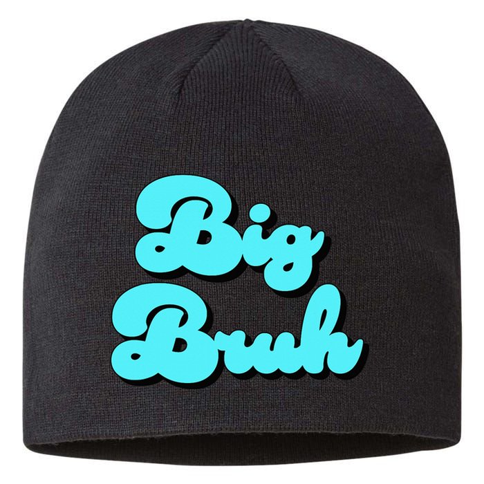 Funny Big Brother Older Sister Blue Graphic Letter Print Sustainable Beanie