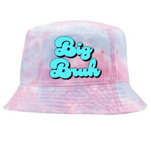 Funny Big Brother Older Sister Blue Graphic Letter Print Tie-Dyed Bucket Hat