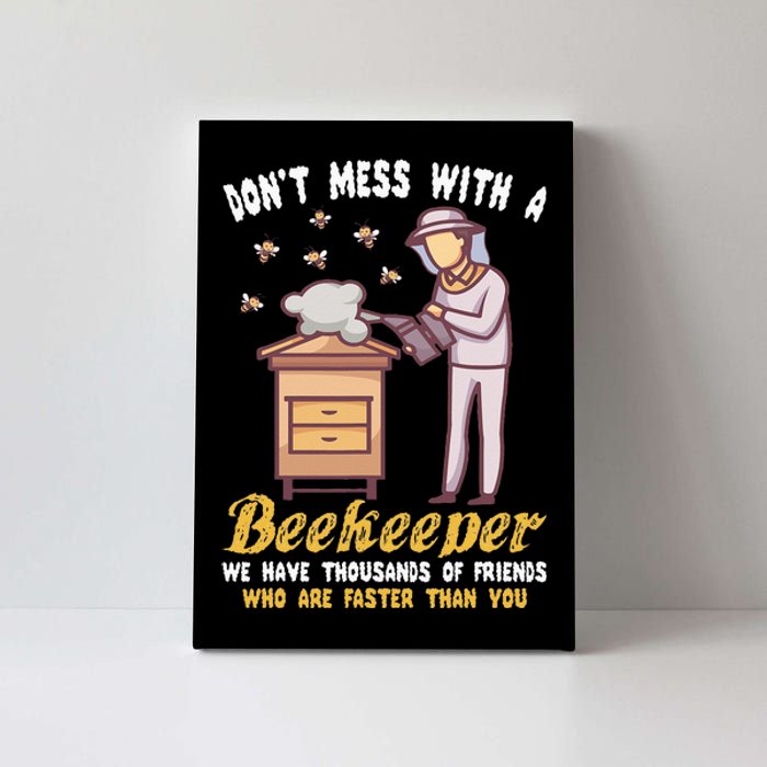 Funny Beekeeper Beekeeping Supplies Honey Bees Beehive Canvas