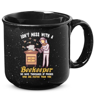 Funny Beekeeper Beekeeping Supplies Honey Bees Beehive 15oz Campfire Ceramic Mug