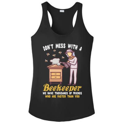 Funny Beekeeper Beekeeping Supplies Honey Bees Beehive Ladies PosiCharge Competitor Racerback Tank