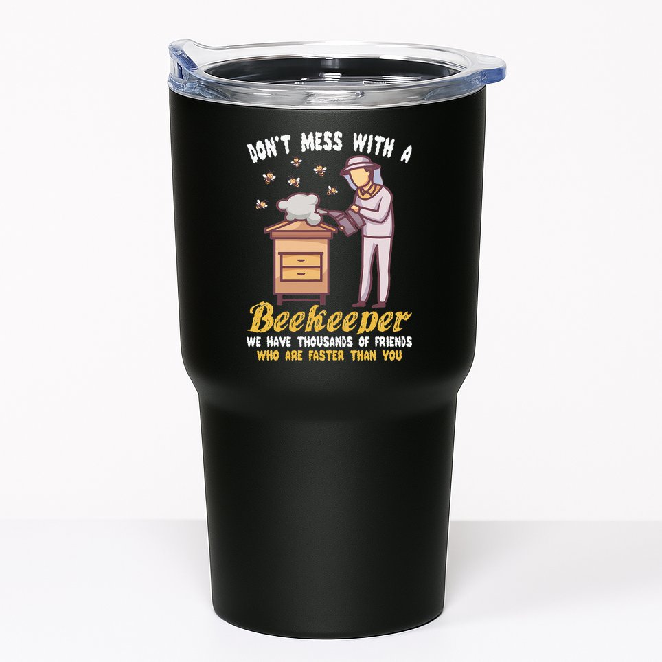 Funny Beekeeper Beekeeping Supplies Honey Bees Beehive Tumbler
