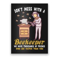 Funny Beekeeper Beekeeping Supplies Honey Bees Beehive Poster