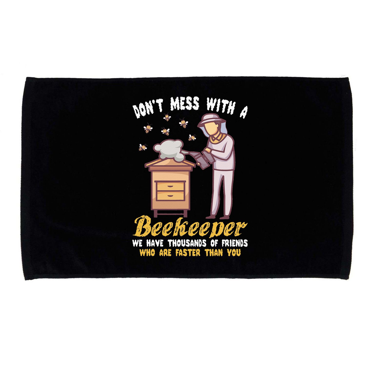 Funny Beekeeper Beekeeping Supplies Honey Bees Beehive Microfiber Hand Towel