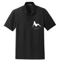 Funny Body By BBQ Vintage Meat Church Dry Zone Grid Polo