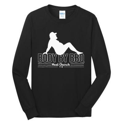 Funny Body By BBQ Vintage Meat Church Tall Long Sleeve T-Shirt