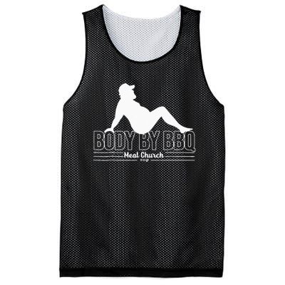 Funny Body By BBQ Vintage Meat Church Mesh Reversible Basketball Jersey Tank