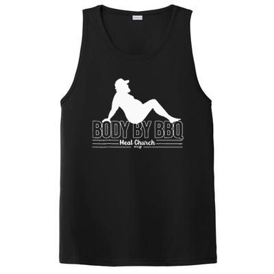 Funny Body By BBQ Vintage Meat Church PosiCharge Competitor Tank