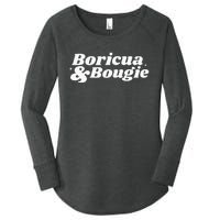 Funny Boricua & Bougie Apparel Women's Perfect Tri Tunic Long Sleeve Shirt