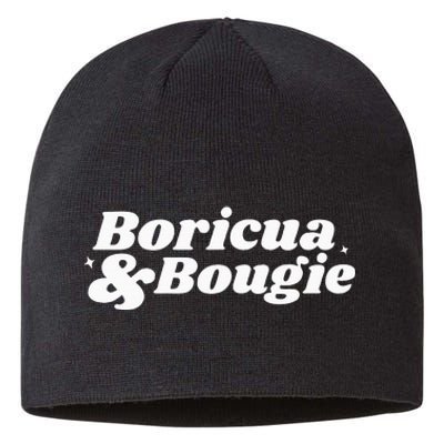 Funny Boricua & Bougie Apparel Sustainable Beanie