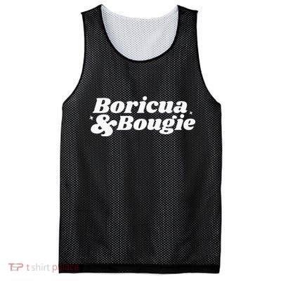 Funny Boricua & Bougie Apparel Mesh Reversible Basketball Jersey Tank