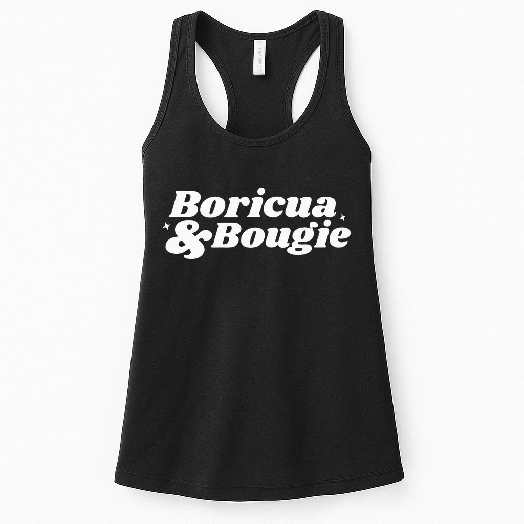 Funny Boricua & Bougie Apparel Womens Tank Top