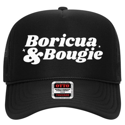 Funny Boricua & Bougie Apparel Trucker Hat