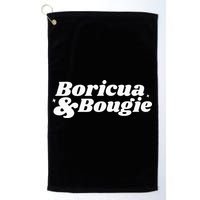 Funny Boricua & Bougie Apparel Golf Towel