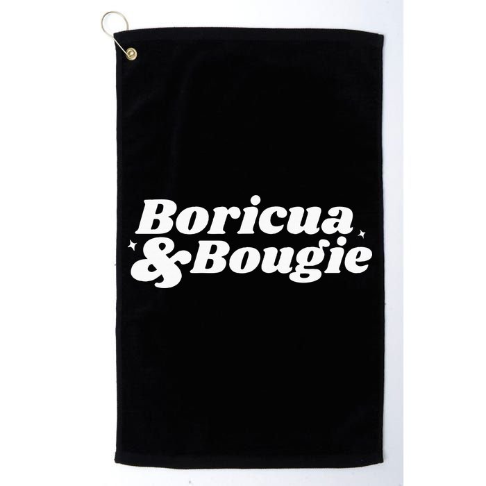 Funny Boricua & Bougie Apparel Golf Towel