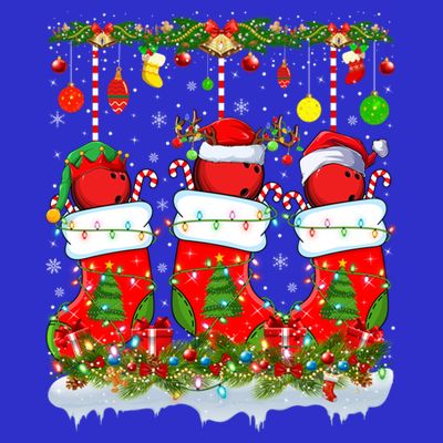 Funny Bowling Ball In Xmas Socks Lights Bowling Christmas Gift T-Shirt