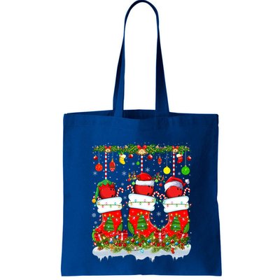 Funny Bowling Ball In Xmas Socks Lights Bowling Christmas Gift Bag