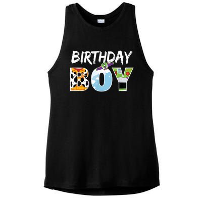 Funny Birthday Boy For Family Ladies PosiCharge Tri-Blend Wicking Tank