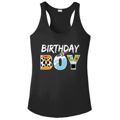 Funny Birthday Boy For Family Ladies PosiCharge Competitor Racerback Tank