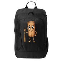 Funny Baseball Bat Wood Log Meme Brainrot Italian City Backpack