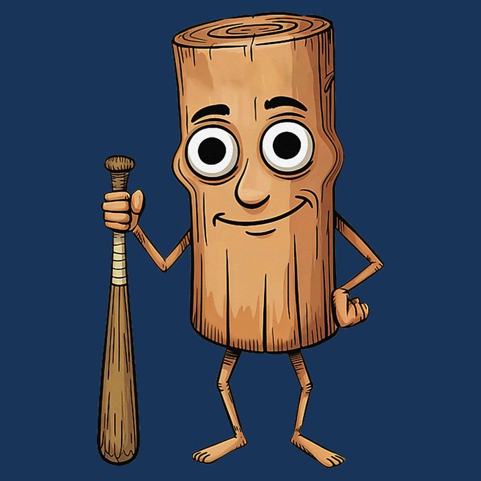 Funny Baseball Bat Wood Log Meme Brainrot Italian Infant Baby Jersey Bodysuit