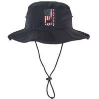 Flag Best Buckin' Step-Dad Ever Deer Hunting Father's Day Legacy Cool Fit Booney Bucket Hat